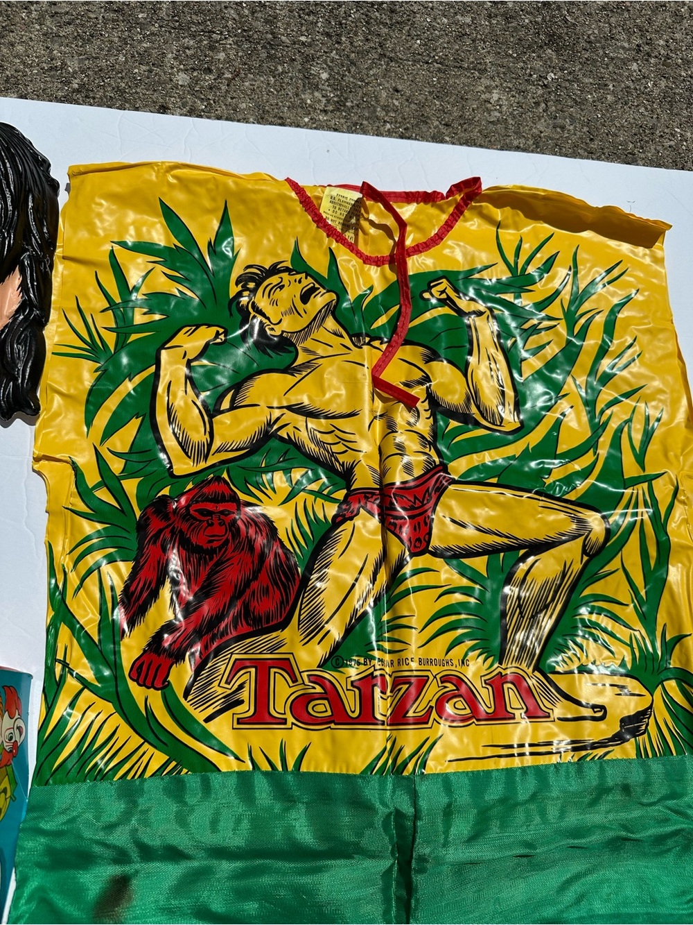 Vintage 1975 Ben Cooper TV Comic Tarzan Costume And Mask Child L (12-14) Used - Picture 4 of 14